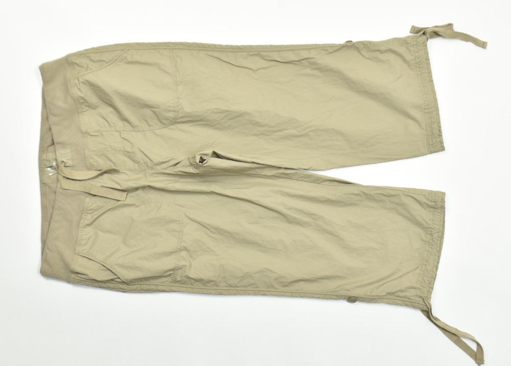 Calvin Klein Women's Size XXL Khaki Cargo Crop Capri Drawstring Shorts